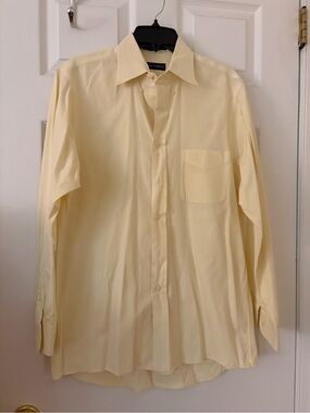 Grant Thomas Yellow Dress Shirt